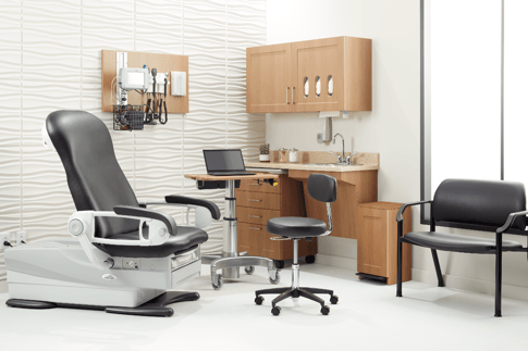 Midmark Exam Room. Healthcare facility design