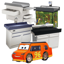 Collection of Pediatric Medical Exam Tables